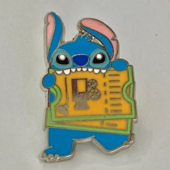 Disney Lilo & Stitch Trading Pin Shanghai Hidden Mickey Movie Ticket SHDL 2020 - Picture 2 of 7